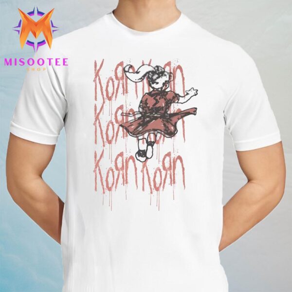 Korn Girl Paint Drip Boyfriend Graphic For Man And Women Unisex T-Shirt