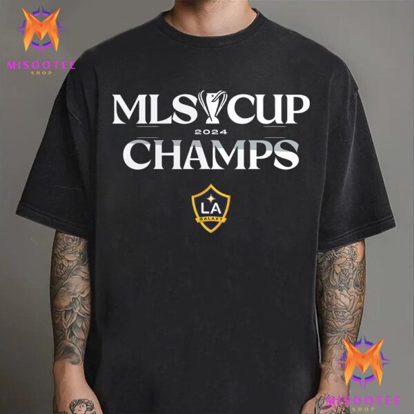 Los Angeles Galaxy 2024 MLS Cup Champions Standard Whistle Unisex T-Shirt