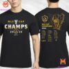 Los Angeles Galaxy 2024 MLS Cup Champions Standard Whistle Unisex T-Shirt