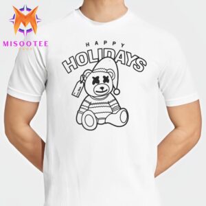 Marshmello Buddy Bear Happy Holidays Unisex T-Shirt