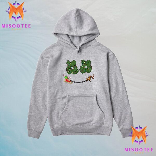 Marshmello Santa Claus Wreath Smile Unisex Hoodie