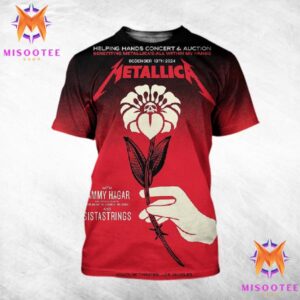 Metallica Helping Hands Concert And Auction At Youtube Theater Los Angeles On December 13th 2024 All Over Print Shirt