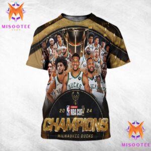 Milwaukee Bucks Are the 2024 Emirates NBA Cup Champions All Over Print Shirt