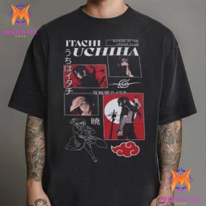 Naruto Shippuden Itachi Square Portraits Shinobi Of The Uchiha Clan Unisex T-Shirt