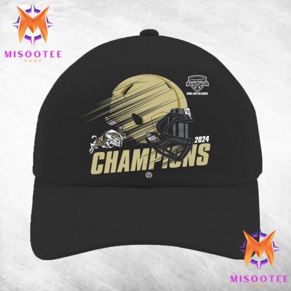 Navy Midshipmen Football Is The Champion Of The 2024 LM Armed Forces Bowl Classic Hat Cap