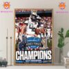 Vanderbilt Commodores Football Team Is The 2024 Birmingham Bowl Champion Wall Decor Canvas Poster