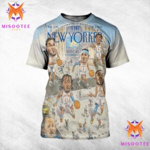 New York Knicks Pride Giants Shine on The New Yorker Cover All Over Print Shirt