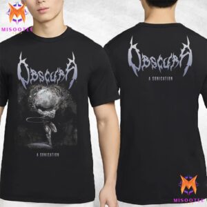 Obscura 7th Album A Sonication Release On February 7th 2025 Two Sides Unisex T-Shirt