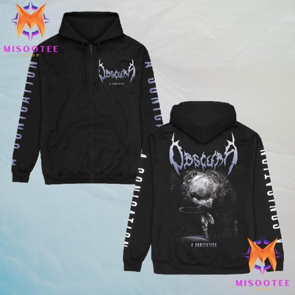 Obscura 7th Album A Sonication Release On February 7th 2025 Zip Hoodie