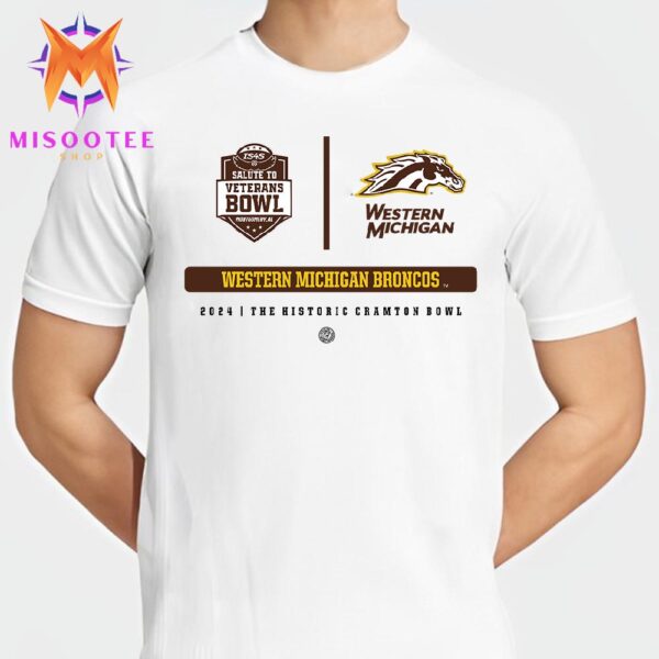 Official Western Michigan Football In The Veterans Bowl 2024 Bowl Season Unisex T-Shirt