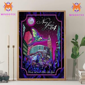 Phish Event New Years 2024 4 Nights At Madison Square Garden New York From December 28th To 31st 2024 Wall Decor Canvas Poster