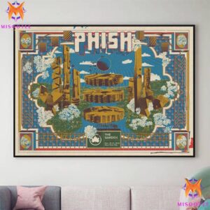 Phish NYE Shows At MSG New York From December 28th To 31st 2024 Wall Decor Canvas Poster