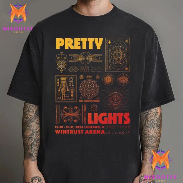 Pretty Lights 2024 New Year’s Eve Celebration Lucid Livestream At Wintrust Arena Chicago Illinois On December 30th And 31st 2024 Unisex T-Shirt