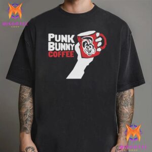 Punk Bunny Coffee The Americano Idiot Fitted Unisex T-Shirt