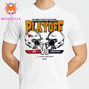 SMU Football Vs Penn State Football College Football Playoff 2025 First Round Head To Head Unisex T-Shirt