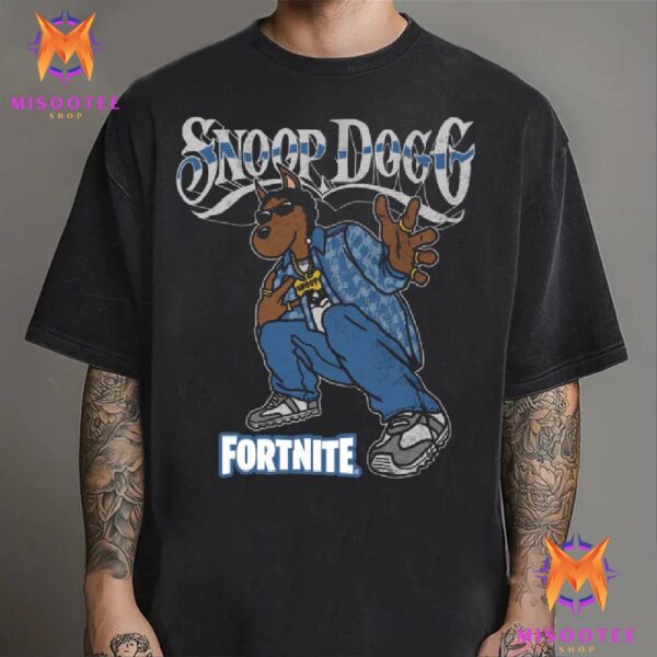 Snoop Dogg x Fortnite Unique Design With Scooby Doo Hip Hop Style Unisex T-Shirt