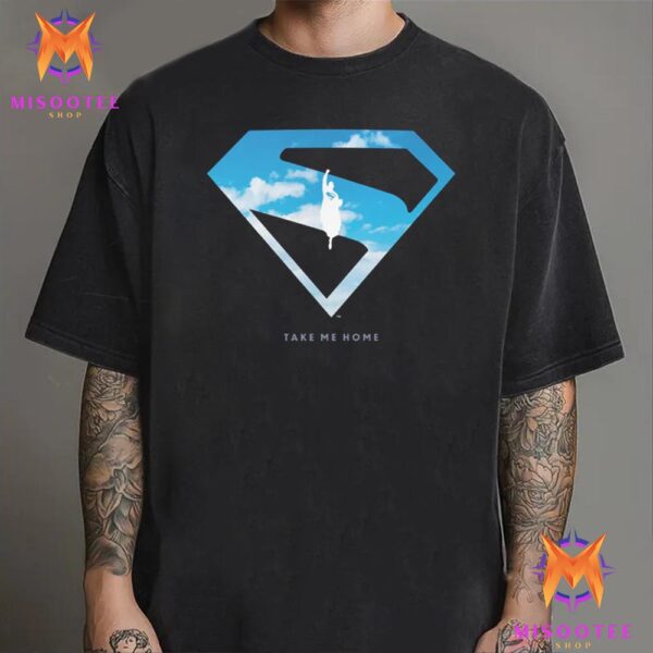 Superman 2025 Movie Take Me Home Blue Sky Unisex T-Shirt