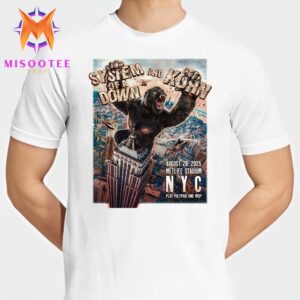 System Of A Down And Korn An Epic NYC Concert Event At Metlife Stadium On August 28th 2025 Unisex T-Shirt