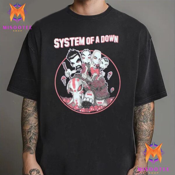 System Of A Down Mushroom People Mens Unisex T-Shirt