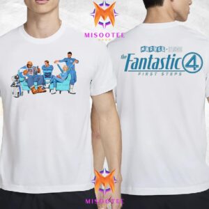 The Fantastic 4 First Steps Marvel In Theaters On July 25th 2025 Two Sides Unisex T-Shirt