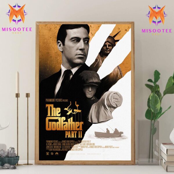 The Godfather Part II 50 Years Of Cinema Legend Wall Decor Canvas Poster