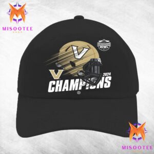 Vanderbilt Commodores Football Team Is The 2024 Birmingham Bowl Champion Logo Helmet Classic Hat Cap