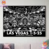 311 Band Concert At Allegiant Stadium Las Vegas NV On January 5th 2025 Wall Decor Canvas Poster