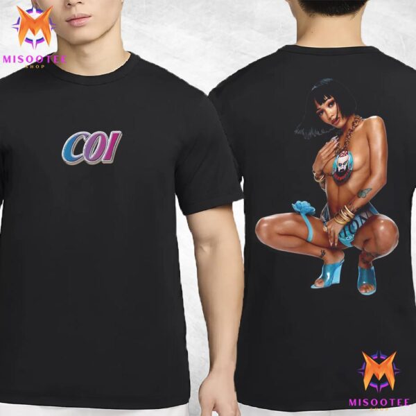 Coi Leray Portrait Graphic Image I Two Sides Unisex T-Shirt