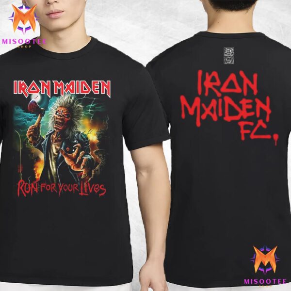 Iron Maiden Run For Your Lives Fan Club Two Sides Unisex T-Shirt