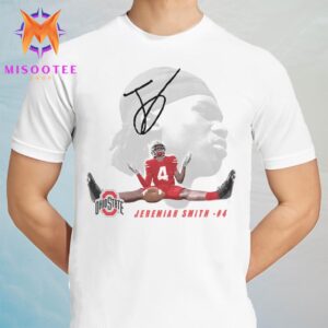 Jeremiah Smith Ohio State Football Signature Portrait Graphic Unisex T-Shirt