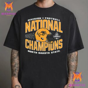 North Dakota State Bison 2024 Division I Football National Champions Unisex T-Shirt