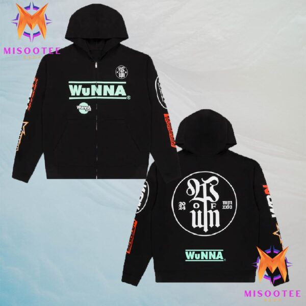 Official Gunna Wunna 2024 Tour Unisex Zip Hoodie