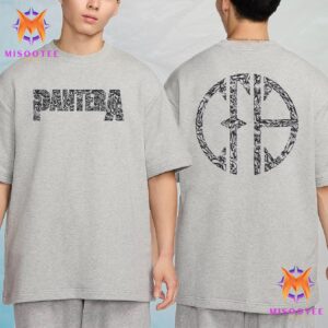 Pantera Heather Angry Logo Gray Two Sides Unisex T-Shirt