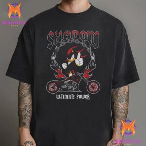 Sonic The Hedgehog Shadow Ultimate Power Biker Unisex T-Shirt