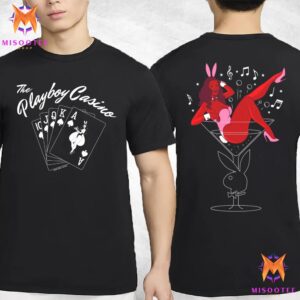 The Playboy Casino Bunny Girl Serving Two Sides Unisex T-Shirt