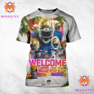 Welcome Notre Dame Fighting Irish Football To The Capital One Orange Bowl All Over Print Shirt