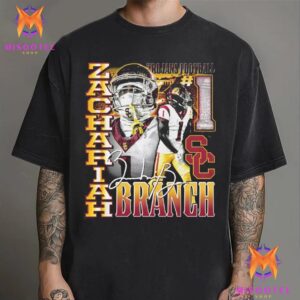 Zachariah Branch USC Trojans Football 90s Graphic Unisex T-Shirt